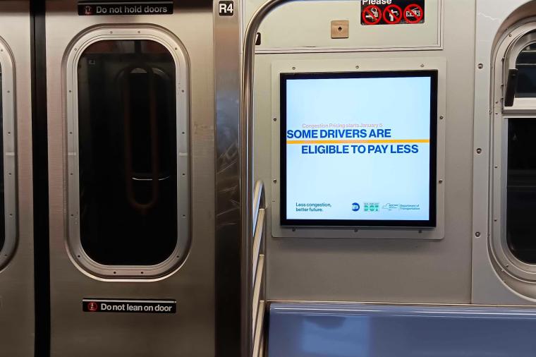 Congestion Pricing Notice R Train