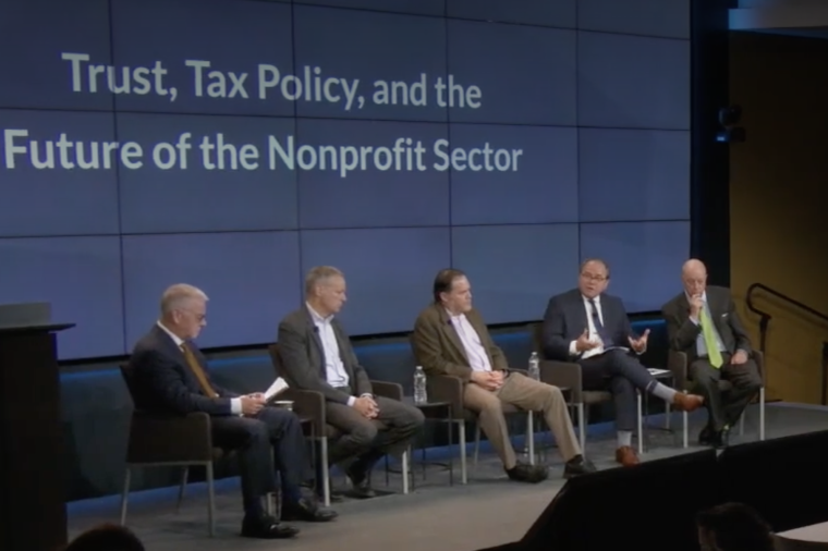 panel at TPC nonprofit sector event